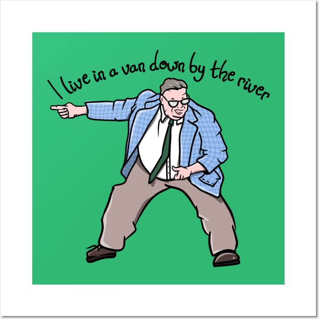 Matt Foley Van Down By The River Wall Art by LICENSEDLEGIT